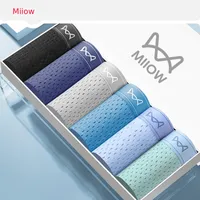 Quần lót Boxer nam MiiOW lụa băng thoáng khí và kháng khuẩn