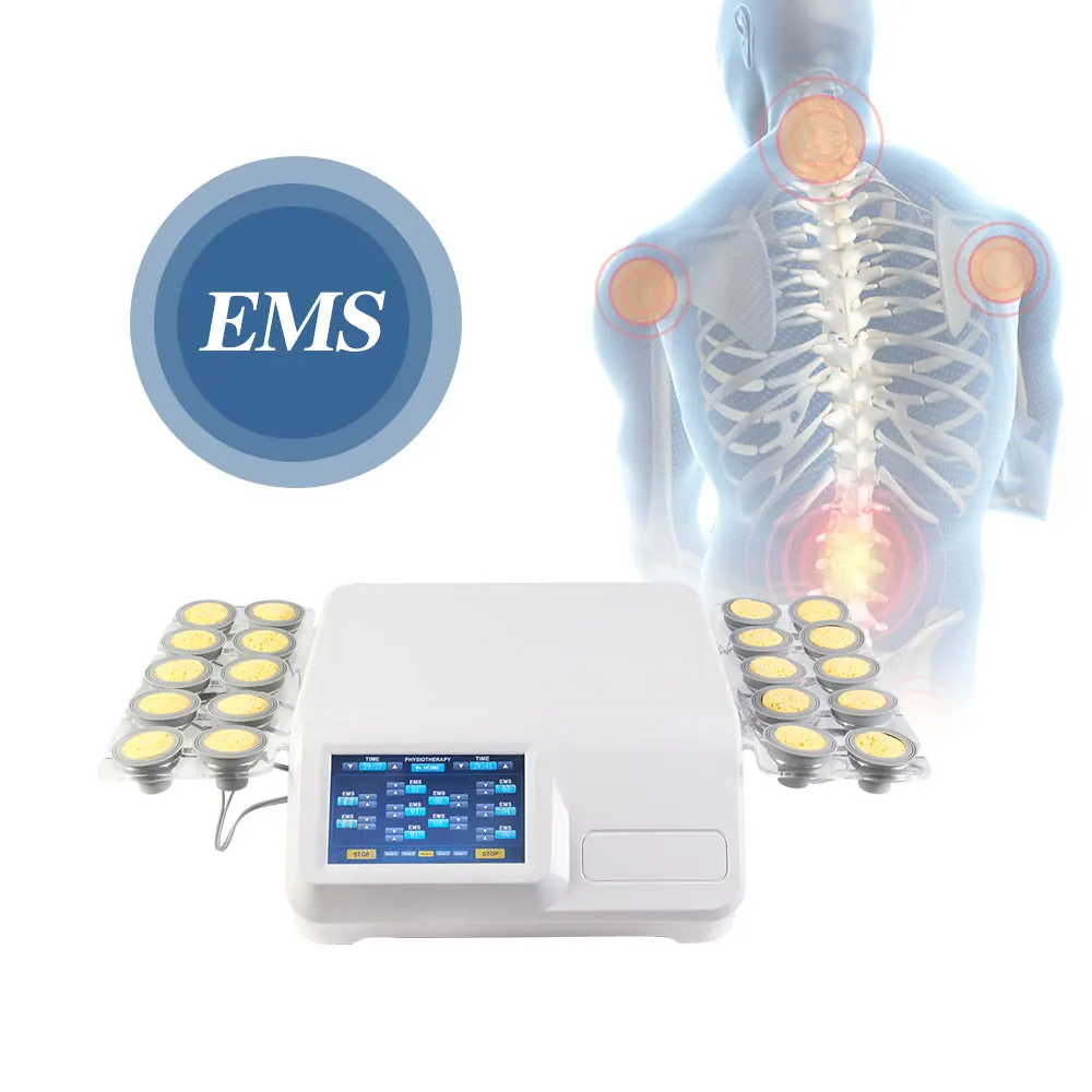 

EMS Vacuum Electric Muscle Stimulator Device Body Slimming Pain Relif Russian Waves Muscleull Body Massager Physiotherapy Device