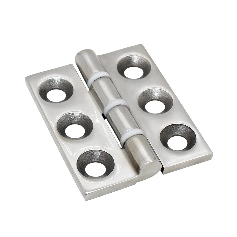 

Industrial Equipment Cabinet Door Mute Hinge 304 Stainless Steel Load-bearing Thickened With Damping Hinge 80*65