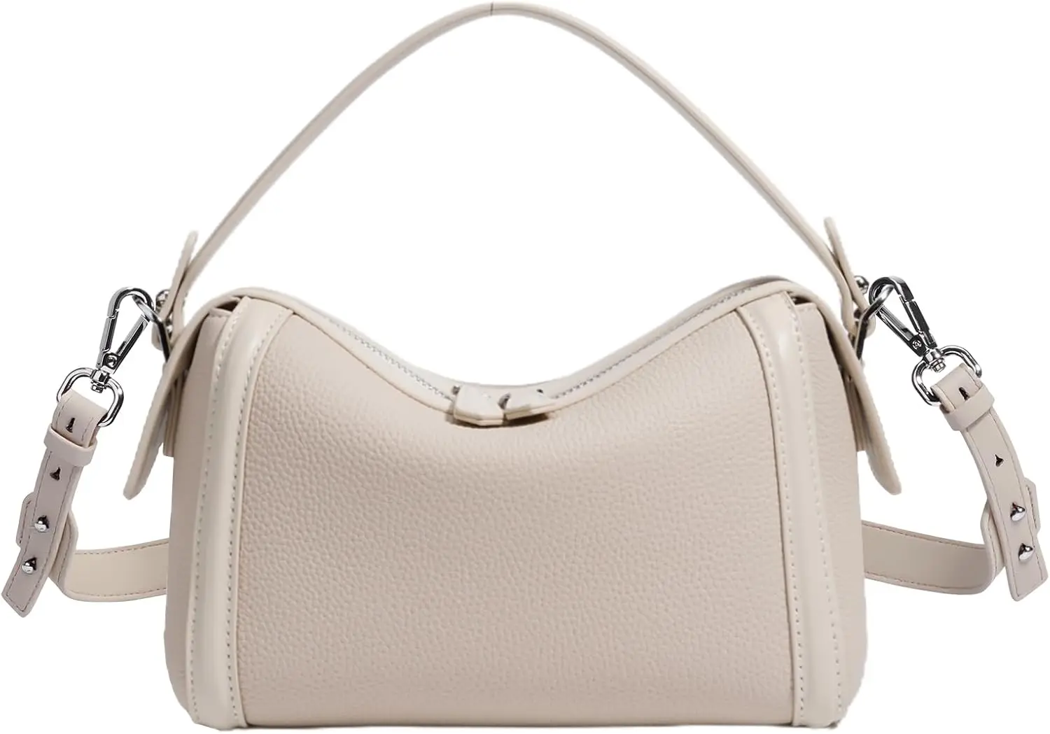 

Genuine Leather Women’s Satchel Purse with Top Handle, Crossbody Shoulder Handbag with Adjustable Strap