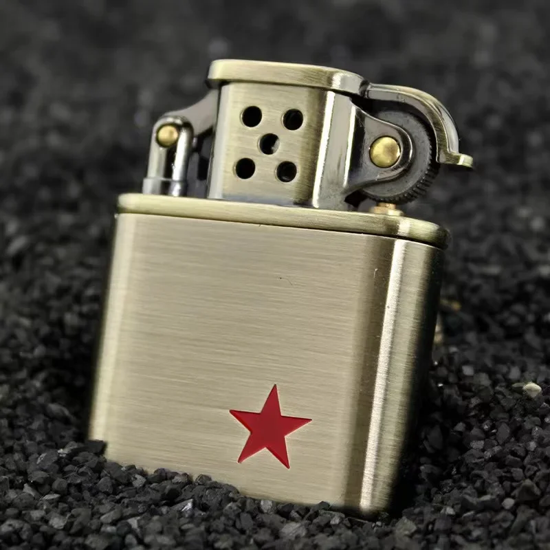 ZORO Vintage Metal Constantine Kerosene Lighter Flint Copper Oil Gasoline Cigarette Lighter Antique Series Lighter