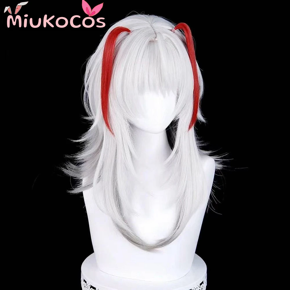 IN STOCK Wiš'adel W's Alter Cosplay Wig MiukoCosplay Game Arknights Cosplay Long Hair view 3