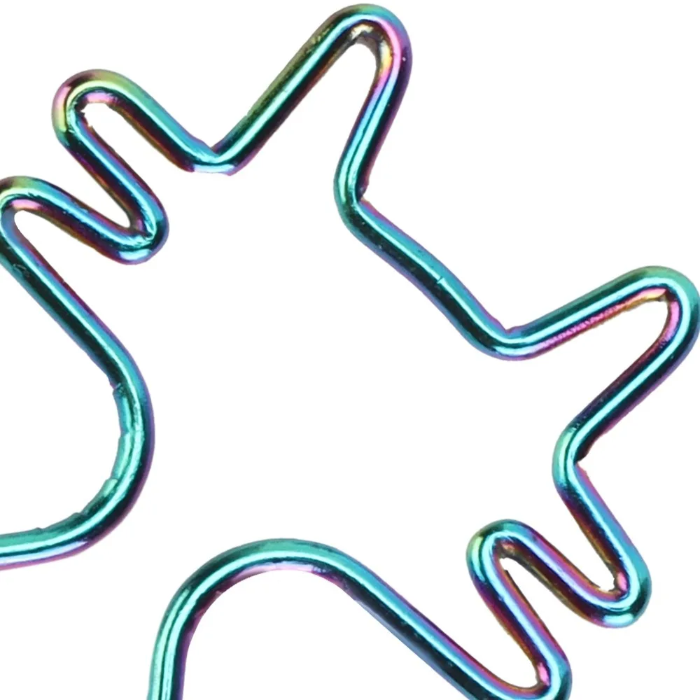 10PCS Metal Cat Paper Clips Cat Shaped Multicolor Cute Paper Clips 10 Counts Portable Animal Paper Clips Office Supplies