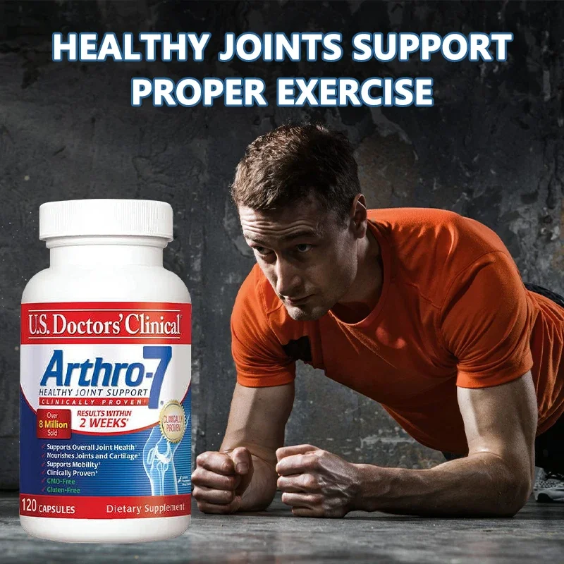 Arthro-7 - Joint Support Complex with Turmeric and Collagen for Enhanced Joint Flexibility, Mobility and Strong Cartilage