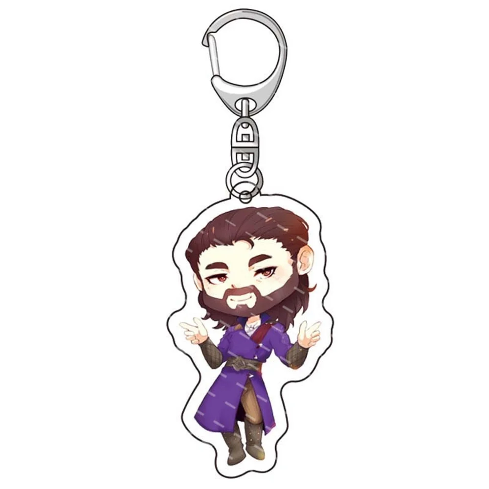 Hot Anime Figures Game Baldur\'s Gate3 Acrylic Keychain Anime Cosplay Astarion Gale Lae\'zel KeyChain Fans Prop Gift  Pendant
