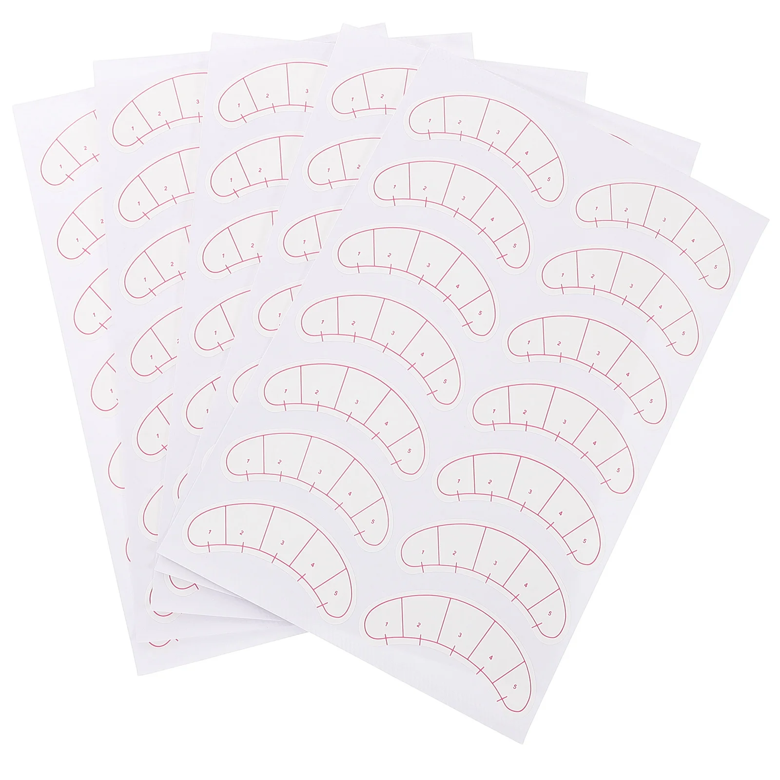 

Eyelash Extension Teaching Isolation Papers Precision Easy Use High Accuracy Measurement Stickers Adhesive Backing Ideal