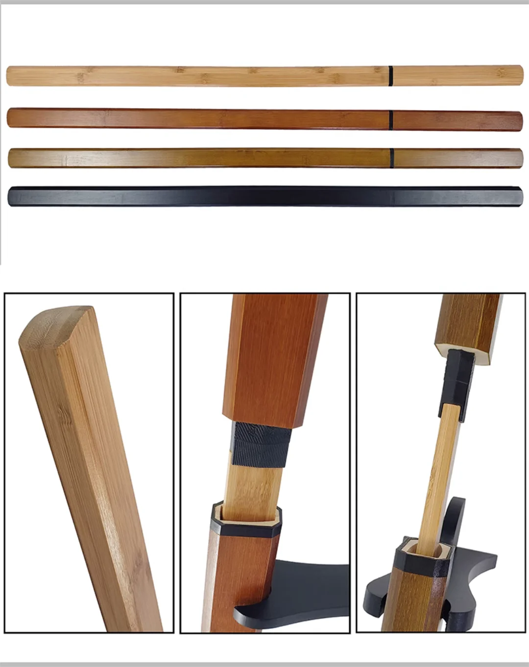

High Quality Original Bamboo Chinese Kungfu Tang Dao Knife Sword Bamboo Blade & Saya Fit Training Weapon Cosplay Props Unsharp