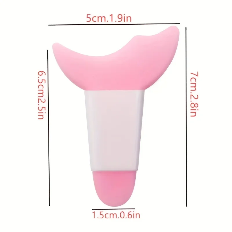 1-Pack Eye Makeup Aids Crescent Shape Soft Silicone Baffle, Mascara Baffle Repeatable Makeup Template.