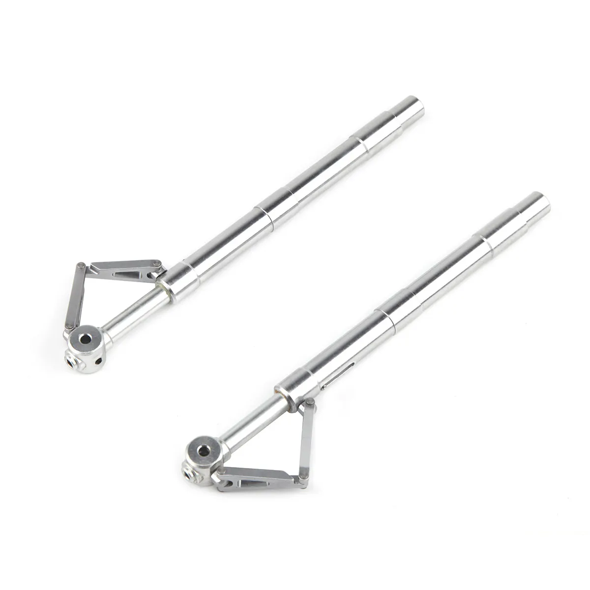 RC Airplane Shock Absorbing Landing Gear Ф11mm 170mm Metal Damping Strut for Warbird Model, Aviation Aluminum Alloy Landing Gea