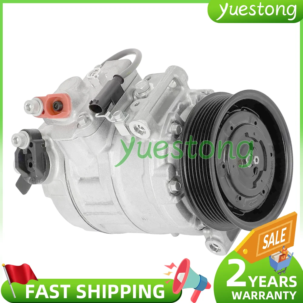 AC Compressor w 7-Groove for BMW E88 E82 E90 135i 335i/335i xDrive X1 X3 Z4 64526956719 4710530 157382 158382 4711530