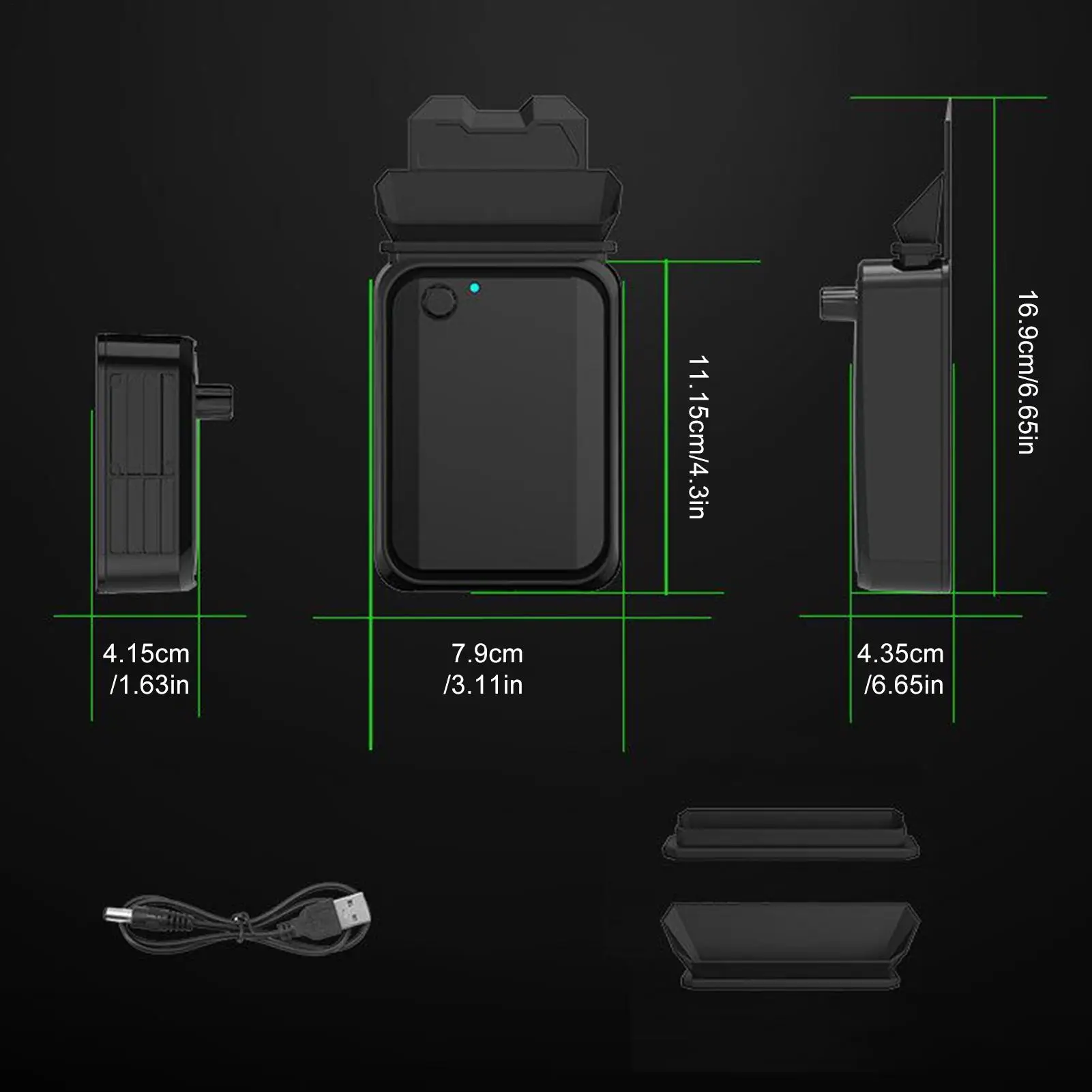 Laptop Cooling Fan Air Extracting Laptop Cooling Low-Noise CPU Radiator For Multitasking Work Video Rendering Intensive Game