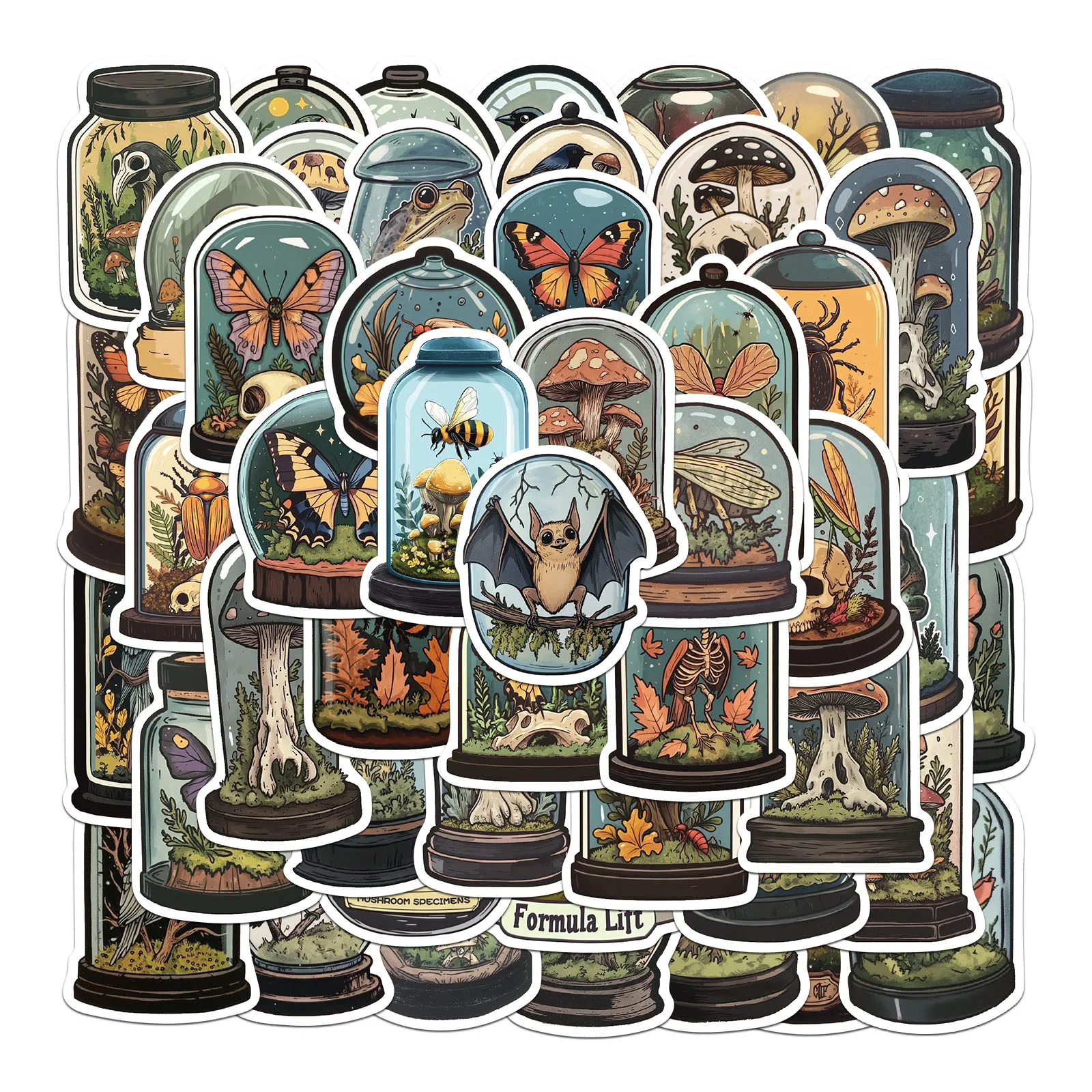 

50 шт. виниловые наклейки для бутылок мира, изысканные портативные материалы для чехлов для телефонов, ноутбуков, чемоданов, чашек для воды, водонепроницаемых