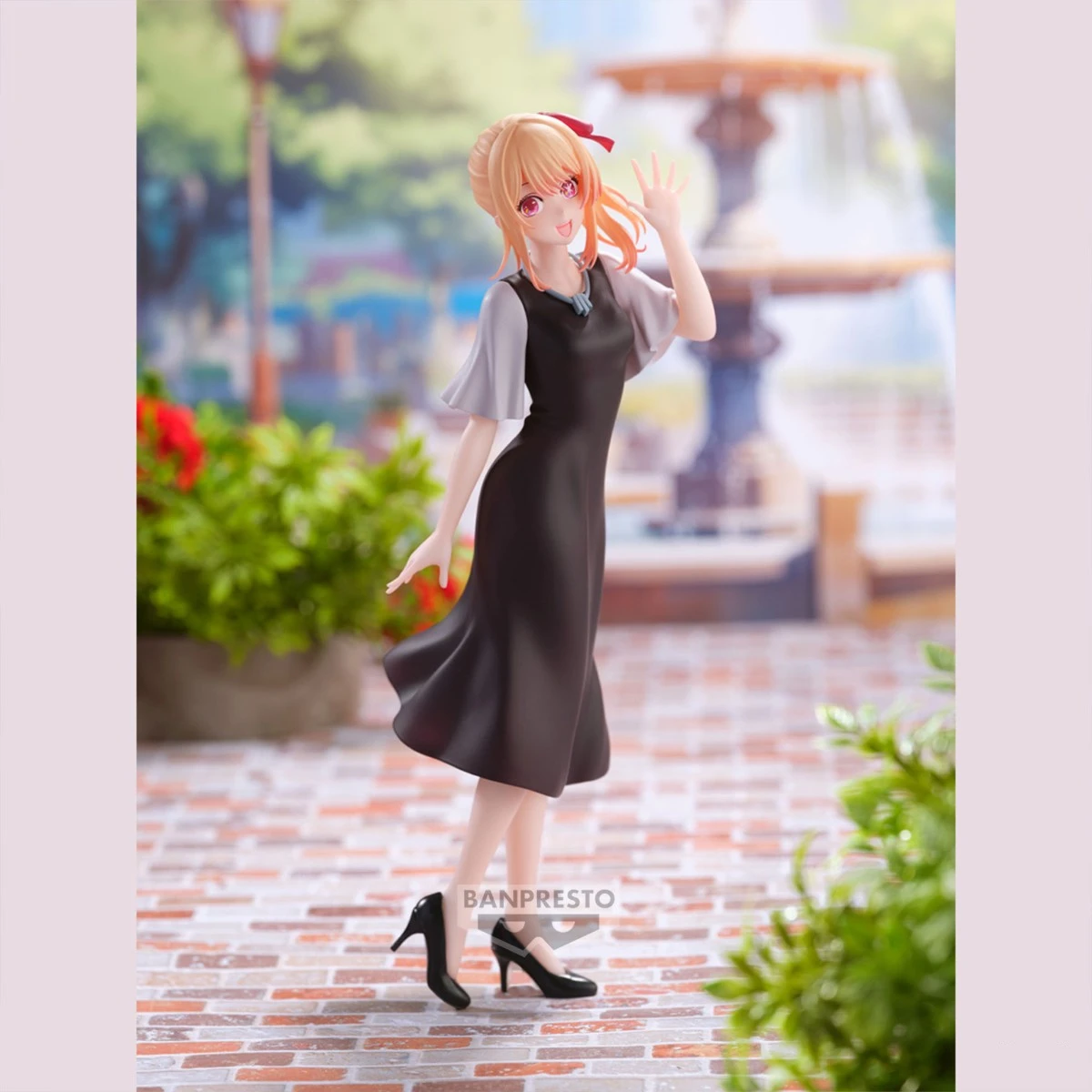 BANDAI BANPRESTO Original OSHI NO KO Kana Arima MEM Ruby Simple Dress Dating Action Figure Model Collection Toy Birthday Gift