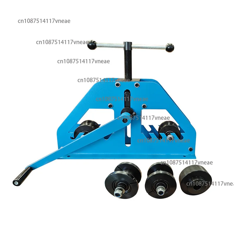 Manual Three-roller Pipe Bending Machine for Bending Round Pipes square Pipes Flat Steel and Channel Steel in Arc Shapes
