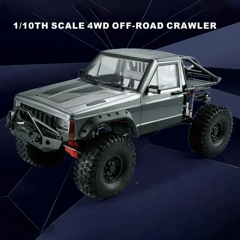 Rc 1:10 Cherokee Simulates Four-wheel Drive Off-road Climbing Electric T Car Metal Drive Shaft Electric Model Children Toy Gifts