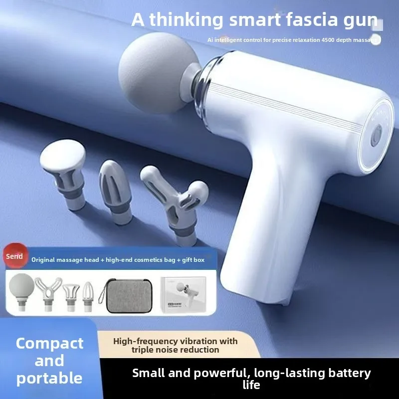 

Mini Fascia Gun Multi-Functional Muscle Relaxation Full Body Small Massager Silent Electric Shoulder Neck Massager Portable