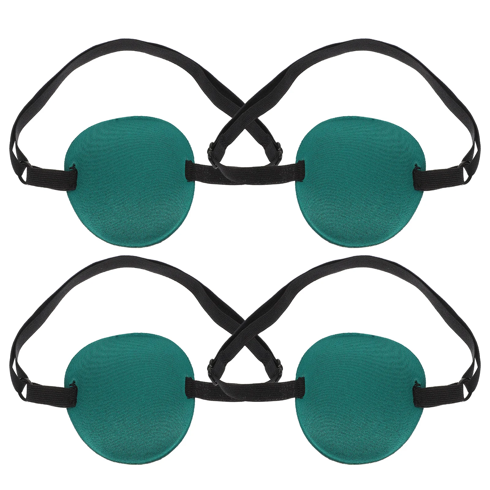 4pcs Single Patch Kids Eye Protectors Amblyopia Patches Reusable Washable Adjustable For Children Strabismus Correction Eye