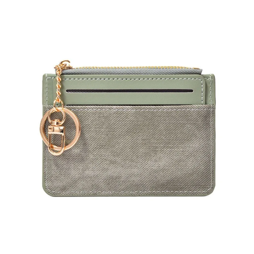 Fashion PU Leather Woman Wallet Thin Multi-card Slot Short Card Bag Coin Purse Multi-functional Cartoon Card Holder Outdoor