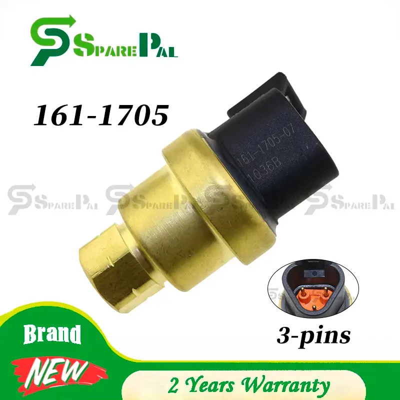 Heavy Duty Oil Pressure Sensor For Caterpillar CAT C15 C9 C10 C12 C18 AP-1000D AP-1055D MT735 MT745 MT755  161-1705 1611705