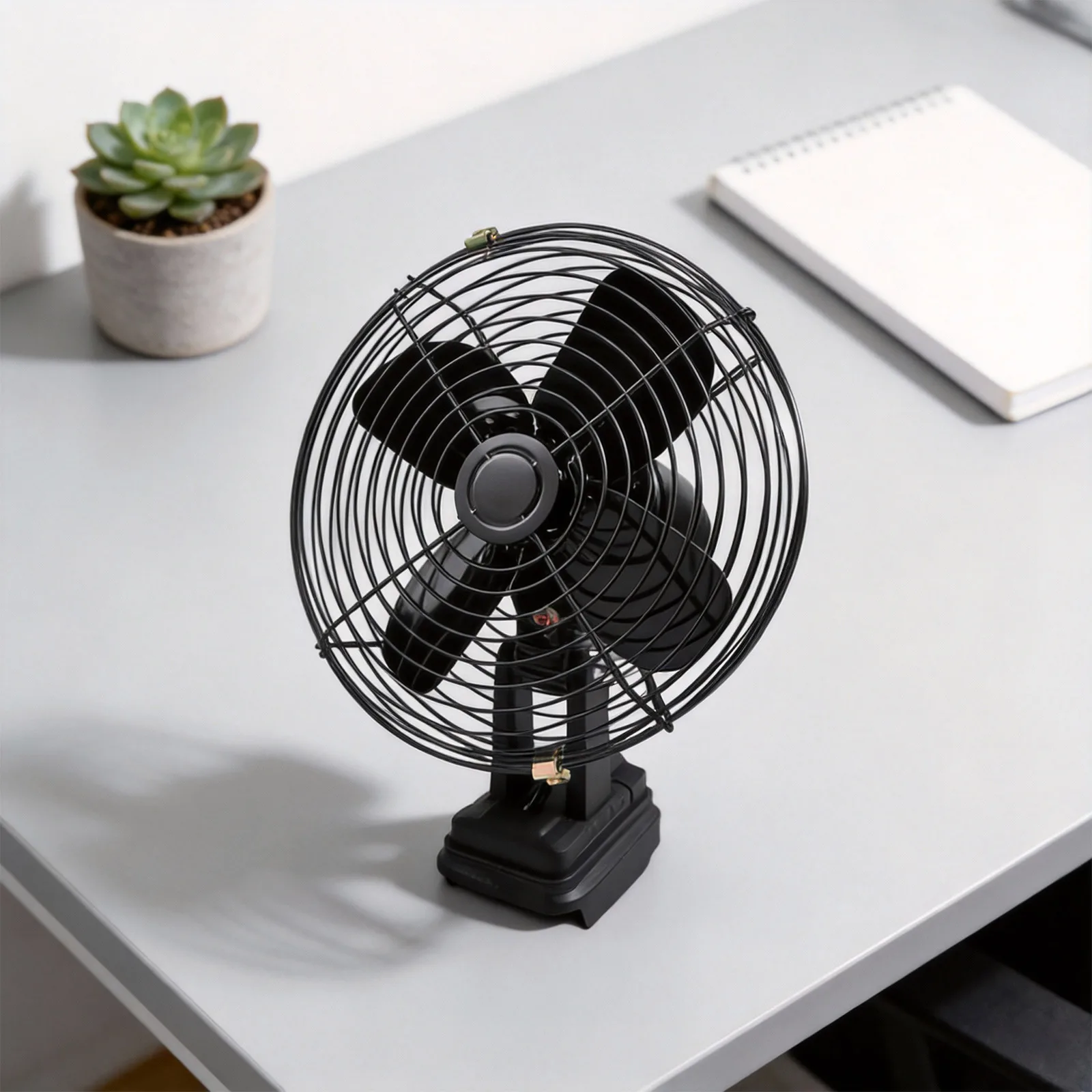 8 Inch Fan Camping Fan Camping Essentials Battery Powered Fan Copper Motor Fan DC Power Socket Lightweight Fan