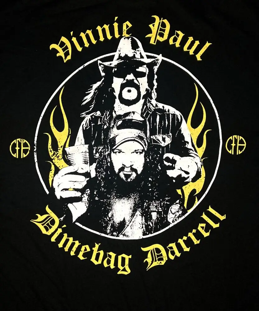 Pantera ABBOTT BROS Vinnie Paul Dimebag Darrell Official SHIRT 2X New damageplan