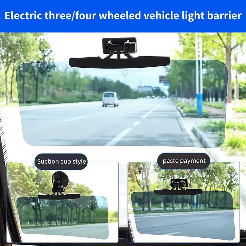 Hot Car Visor Extender Windshield Sun Blocker Anti-Glare Weatherproof Sunvisor Extension Car 180-Degree Rotation Car Sun Blocker