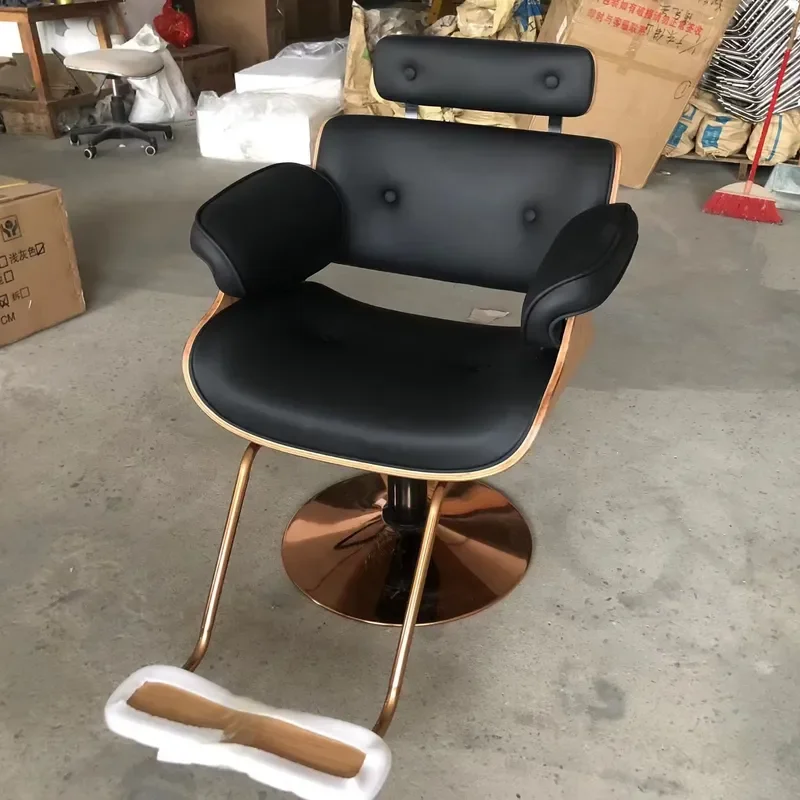 Professional Hydraulic Barber Chair for Salon Beauty Equipment Commercial Hairdressing Furniture Styling Station Heavy Duty