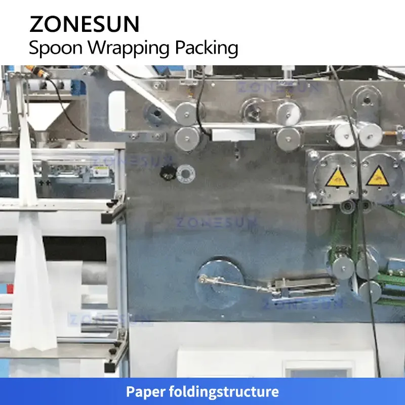ZONESUN ZS-DFSP350 Disposable Cutlery Wrapping Machine Tableware Packing Machine