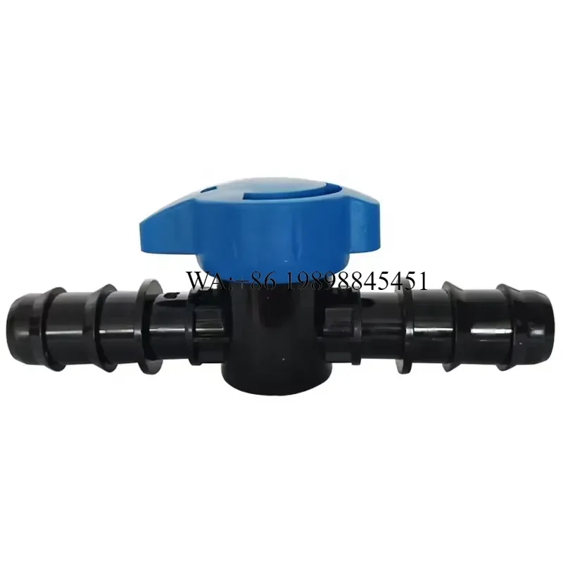WMWMNU For Agricultural Garden Greenhouse Drip Irrigation System Fittings 20MM High Quality Plastic Barb Coupling Valve Mini