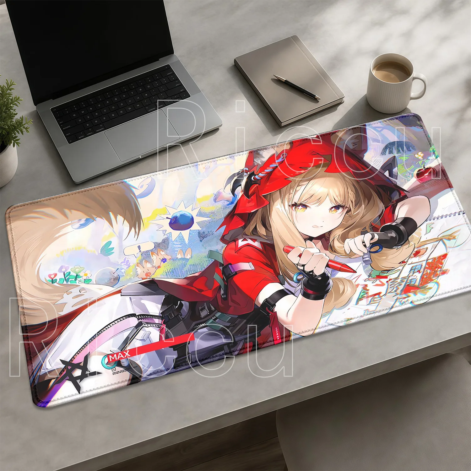 Anime Girl Cute Rossi Arknights Endfield Mouse Pad Gaming Overlock Office Accessories Mousepad PC HD Printing E-sports Desk Mat