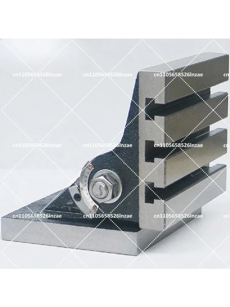 6 Inch Vertical Adjustable Angle Table 90° Tilt Rotation Precision Milling Drilling Machine Worktable