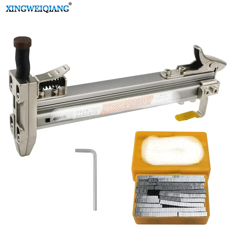 Manual Steel Nail Gun ST18 Semi Automatic Cement Nail Gun Wire Slot Nailing Device Nailing Machine Woodworking Gun Tacker