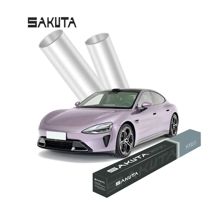 

SAKUTA W150 1.52*15M Fixable Crystal Super Gloss Auto Repair PET Car Vinyl Wrap Wrap Paint Protection Film