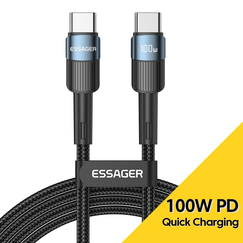Wessager 100w c zu c typ c kabel usb c pd schnell ladekabel ladegerät kabel für macbook samsung xiaomi typ c usb c kabel