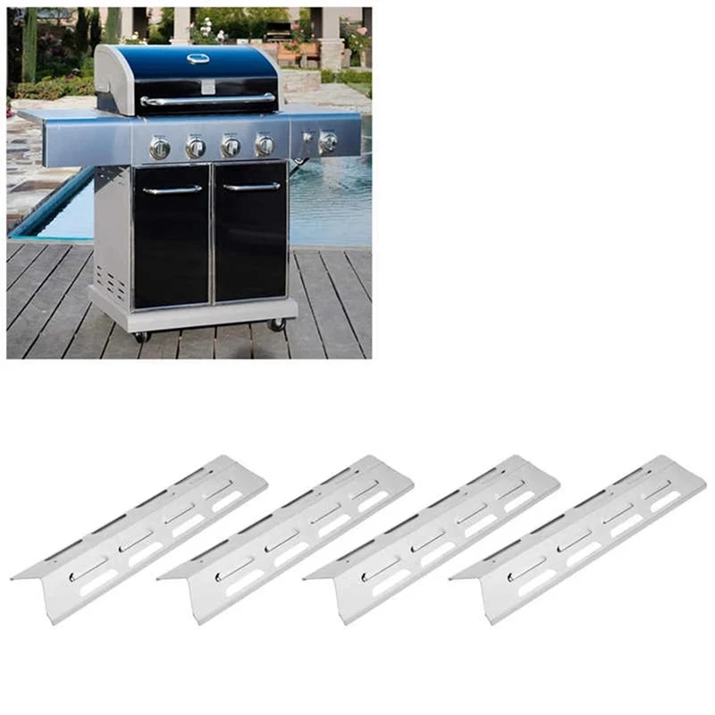 

Stainless Steel Barbecue Gas Grill Oven Heat Plate Heat Tents Deflector Burners Cover Accessory Camping Tool