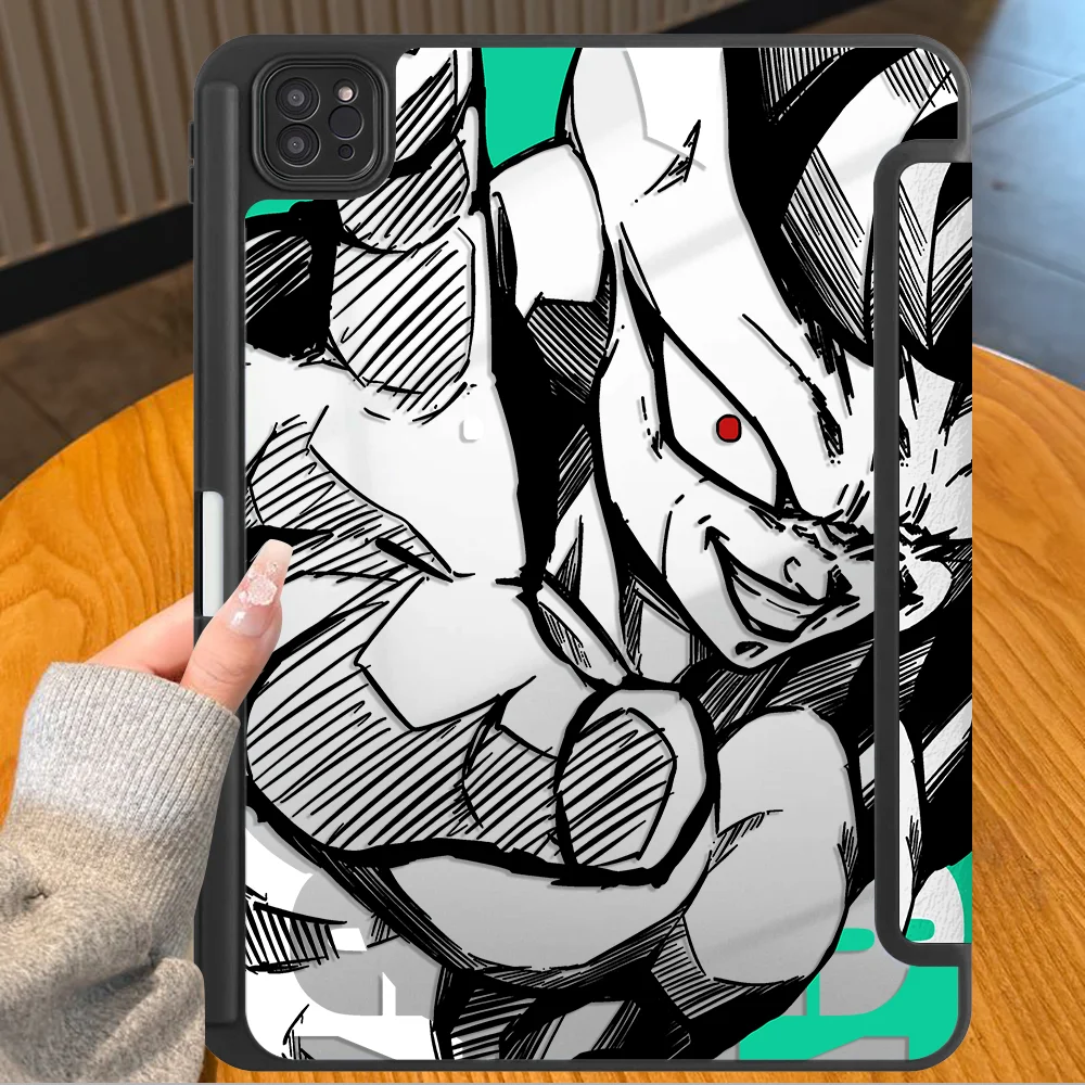 With Pen Slot Cover Tablet Case For iPad 12th Air 8 M2 M3 3 9th Pro M4 13 2025 2026 Mini 7 6 5 10th Gen 11th D-Dragon B-Ball