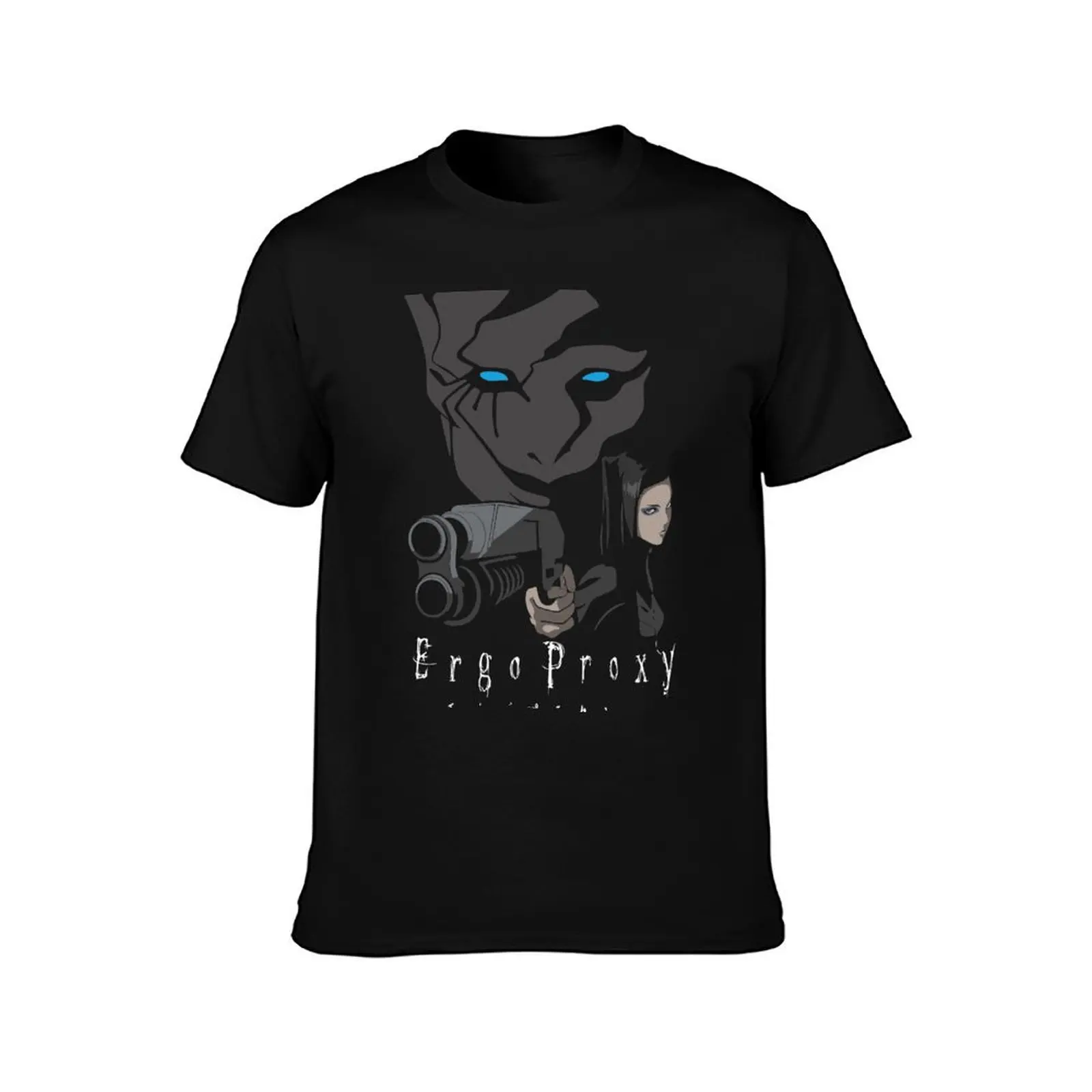 Ergo Proxy T-Shirt Summer Casual Cotton Tee Oversized Streetwear Tops Vintage Graphic Print Loose Fit Short Sleeve