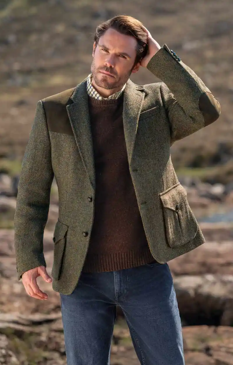 Abito classico da uomo 1 pezzo Blazer monopetto invernale caldo occasione formale trajes de hombre personalizzati