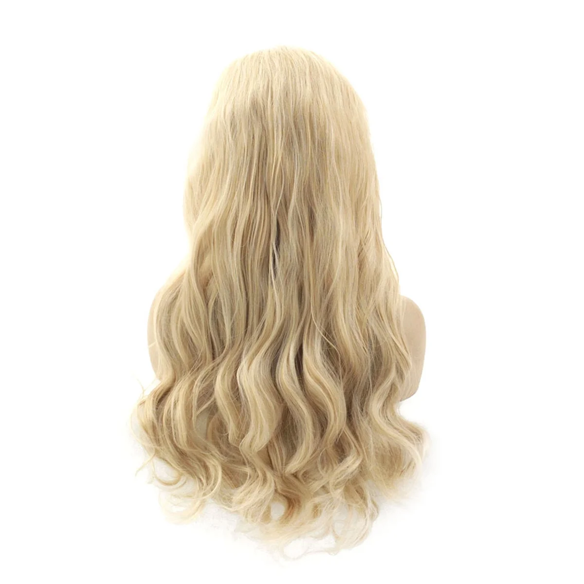 

13x6 Wave Lace Frontal Wigs Human- Hair Wigs for Women Glueless PrePlucked Blonde Lace Front Wigs