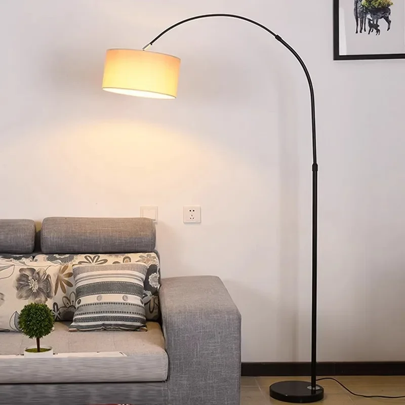 Floor lamp, living room, bedroom, study creativity, eye protection vertical lamp