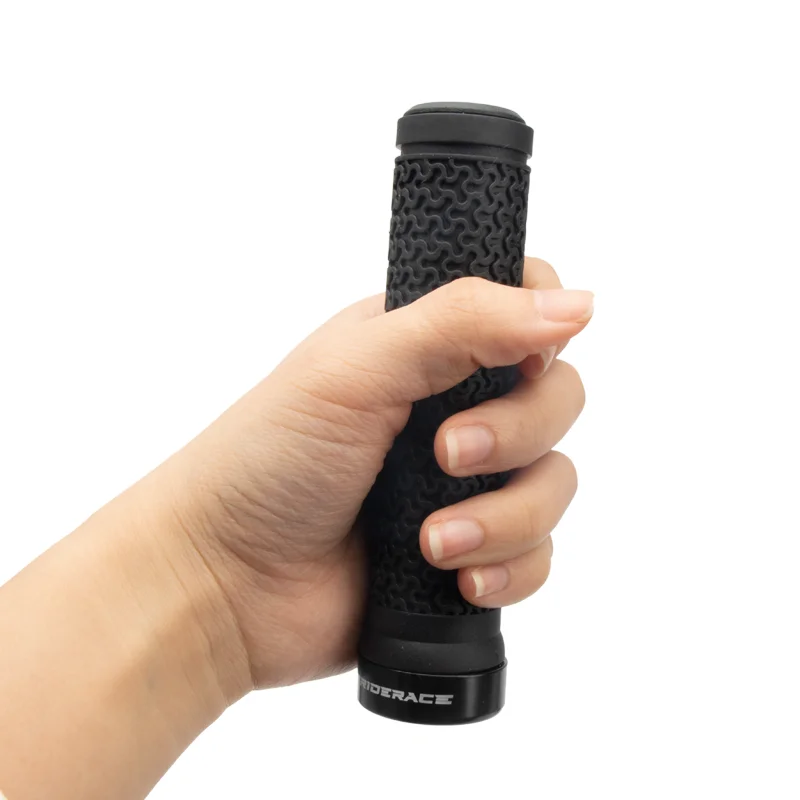 MTB Cuffs Aluminum Alloy Lock Ring Bicycle Handlebar Grips Anti-slip Mountain Bike Grips Damping Bike Handle Grip Bicycle Part