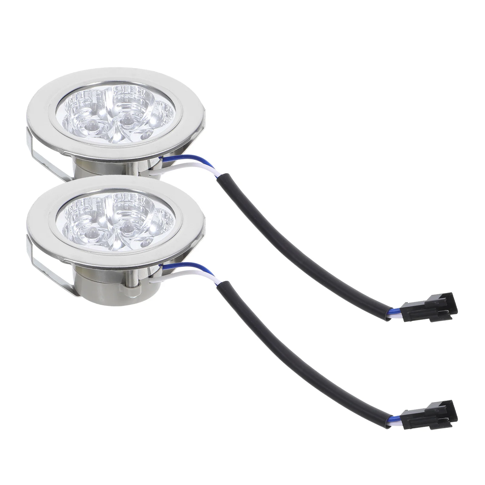 2 قطعة Led مجموعة مصابيح كهربائية مستديرة المطبخ طباخ هود مصباح استبدال موقد هود ضوء لمبة توفير الطاقة طويلة الأمد