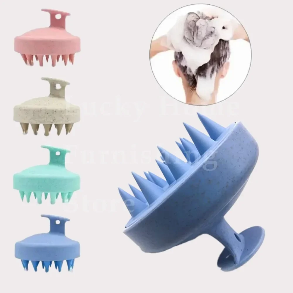 

1pc Silicone Scalp Massage Brush 2-in-1 Shampoo Comb for Hair & Body Deep Cleaning Bath Brush for Home Salon Use, Hair Care Tool