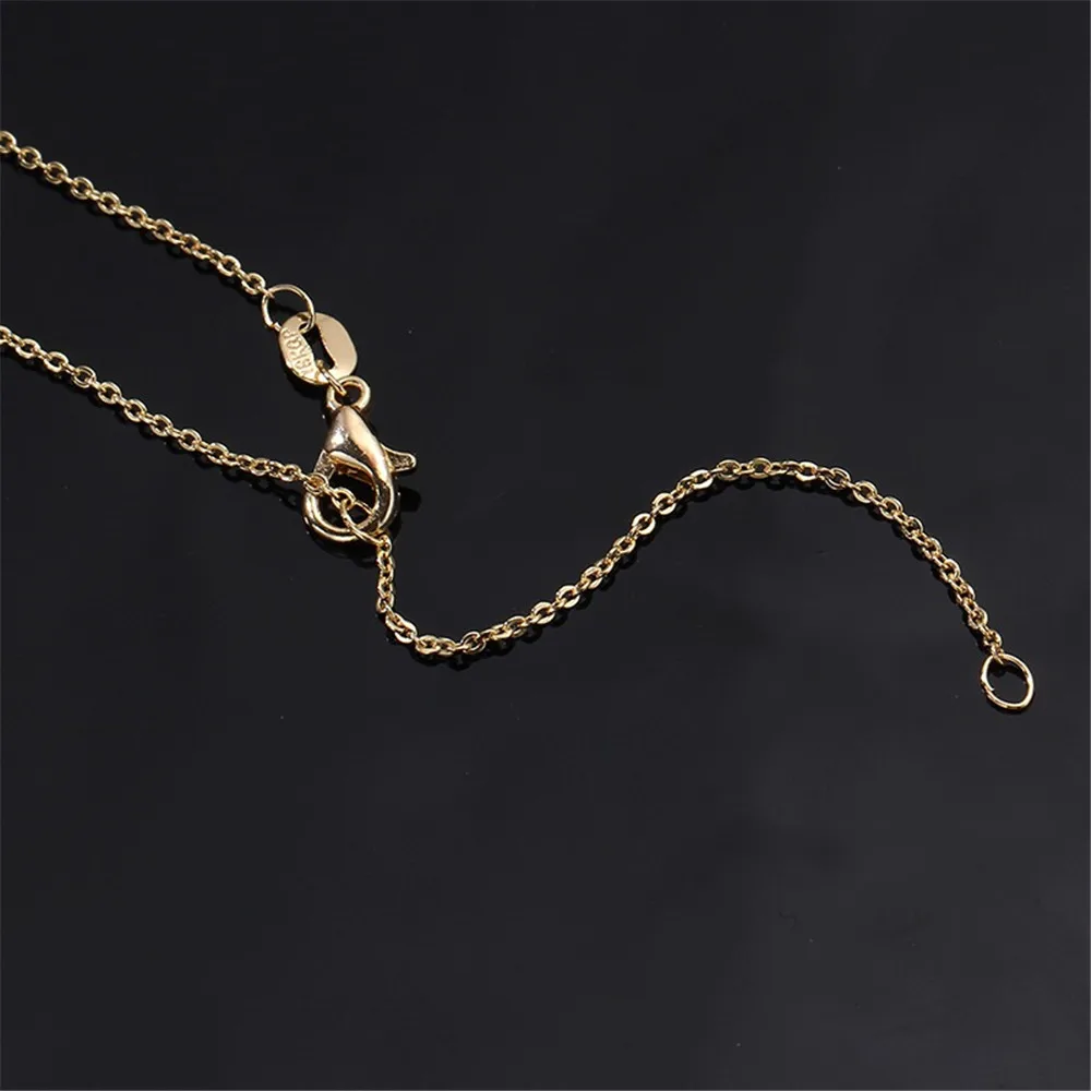 18K Gold Plated Pearl Chain Set, DIY Jewelry Making Supplies, Blank Pendant  Bases for Handmade Accessories, No Pearl