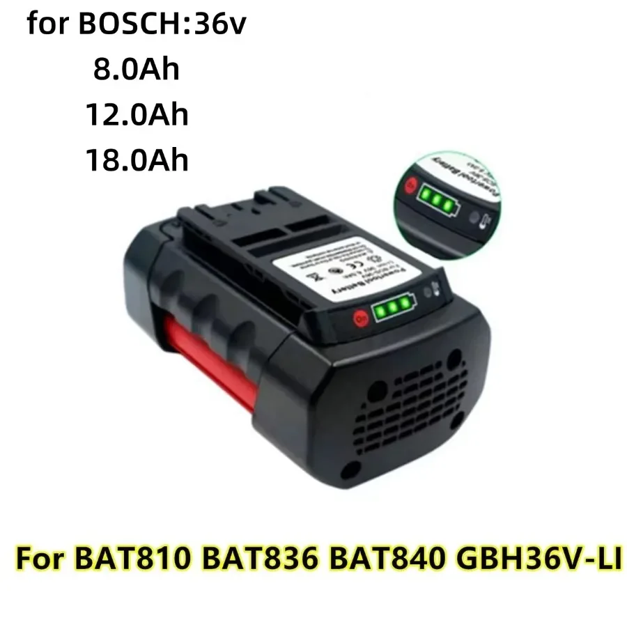 For BOSCH 36V 8.0Ah 12.0Ah 18.0Ah Li-ion battery Compatible with BAT4030 BAT4040 BAT4050 BTA4060+charger