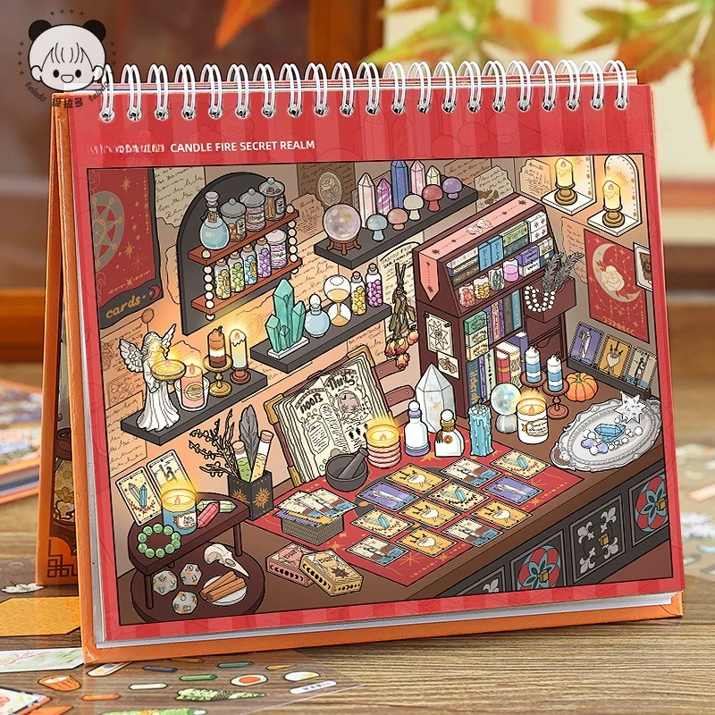 33-pecas-livro-de-colecao-de-adesivos-de-mini-cenarios-130-nova-versao-aprimorada-para-organizacao-de-mesa-de-artesanato-alivio-do-estresse-adesivos-fofos
