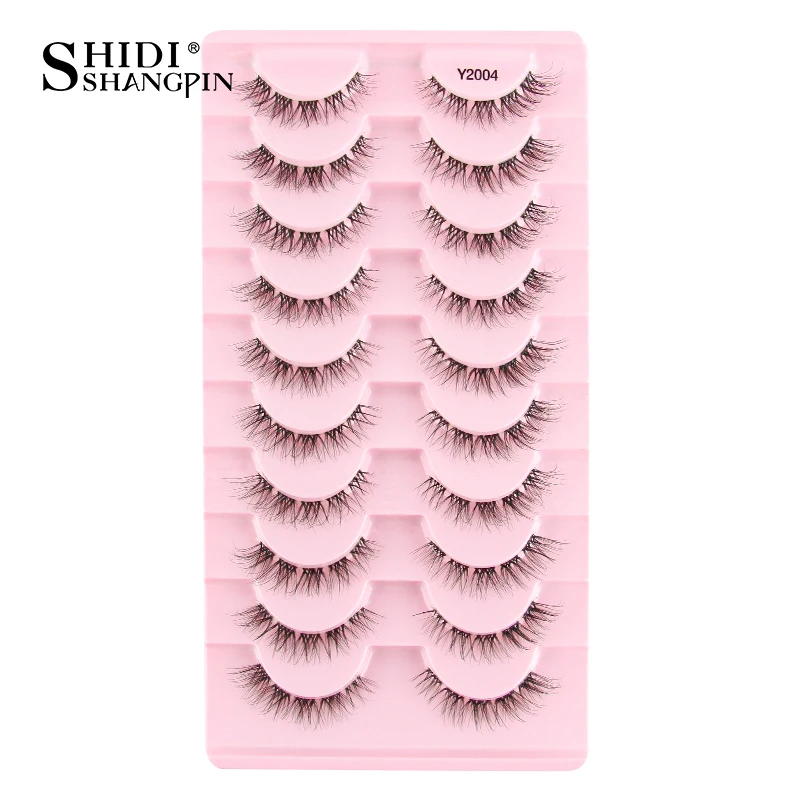 3/10 Pairs Mink False Eyelashes, Natural Fluffy Look