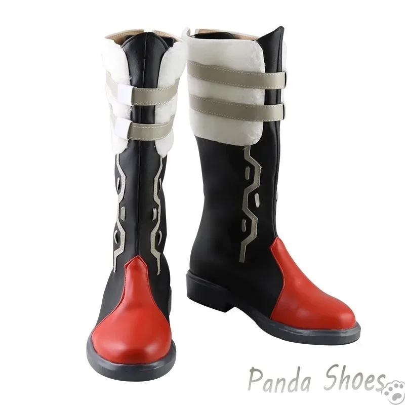 รองเท้าคอสเพลย์ Idolish7 อิซึมิ อิโอริน รองเท้าบูทยาวสีแดงจากอนิเมะ เกม คอมมิค อิโอริน สำหรับงานคอนเวนต์ ปาร์ตี้ฮาโลวีน