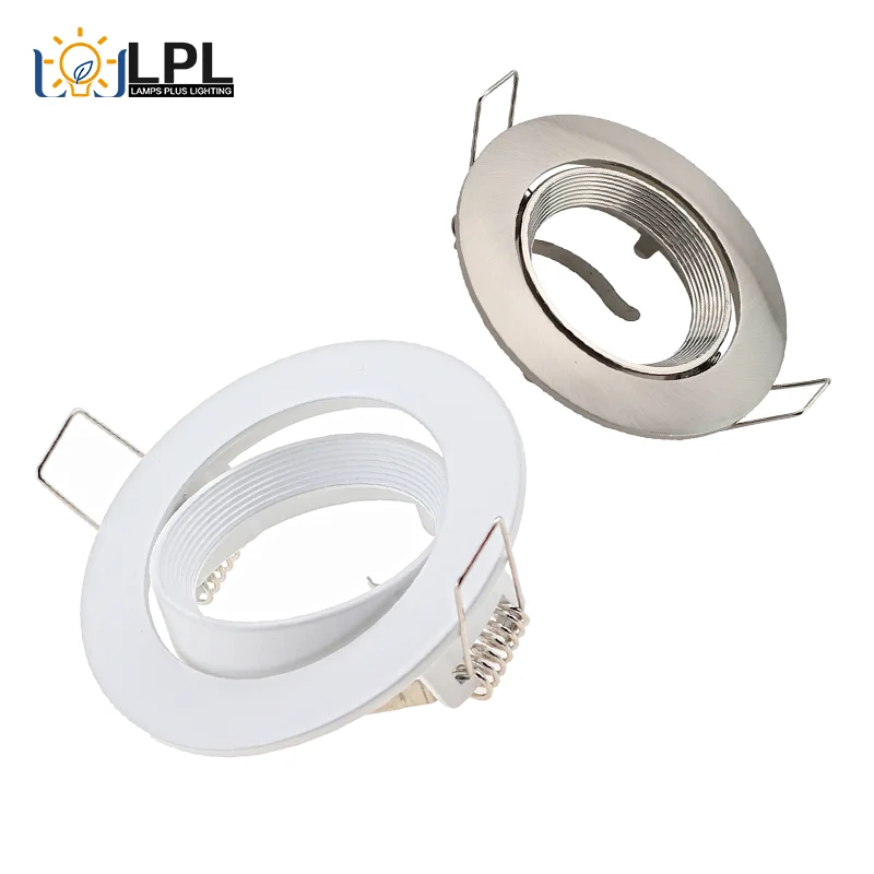 LED Downlight Recessed SOPT LED Ceiling Downlight  Led Downlight LED Spot Light Spot Round Metal Satin GU10 MR16 Socket Fittings