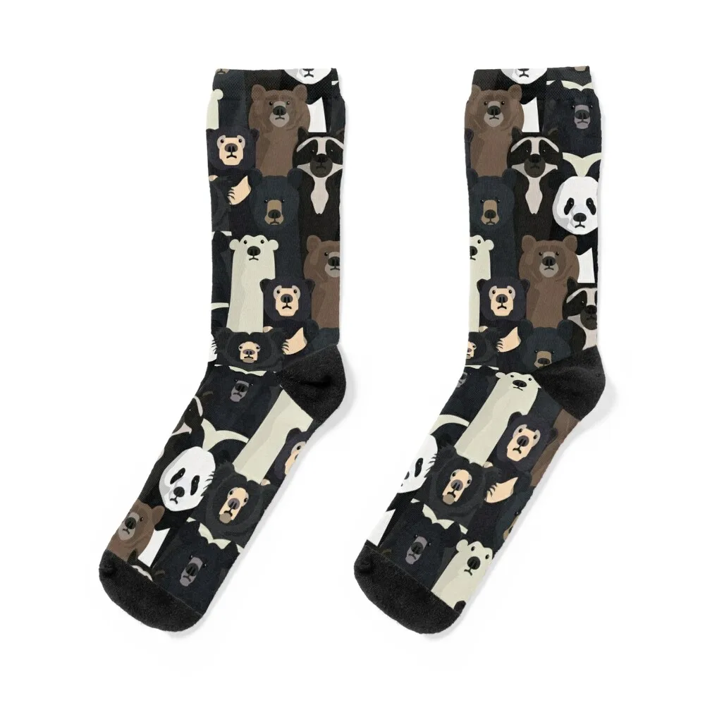 

Bears of the world pattern Socks professional running New year's funny gift christmass gift Girl'S Socks Men's